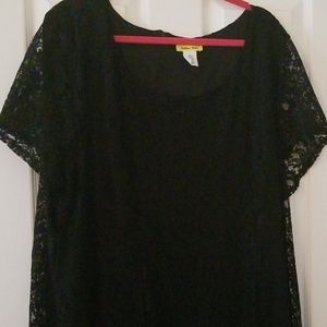 Modcloth Black Lace Mermaid Dress
